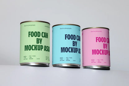Cat Food Can Mockup PF09