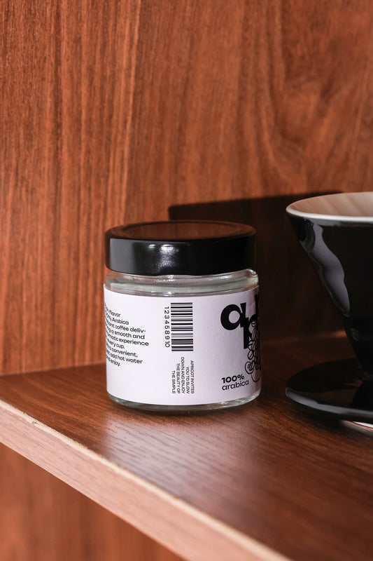 glass jar mockup with label minimal packaging psd