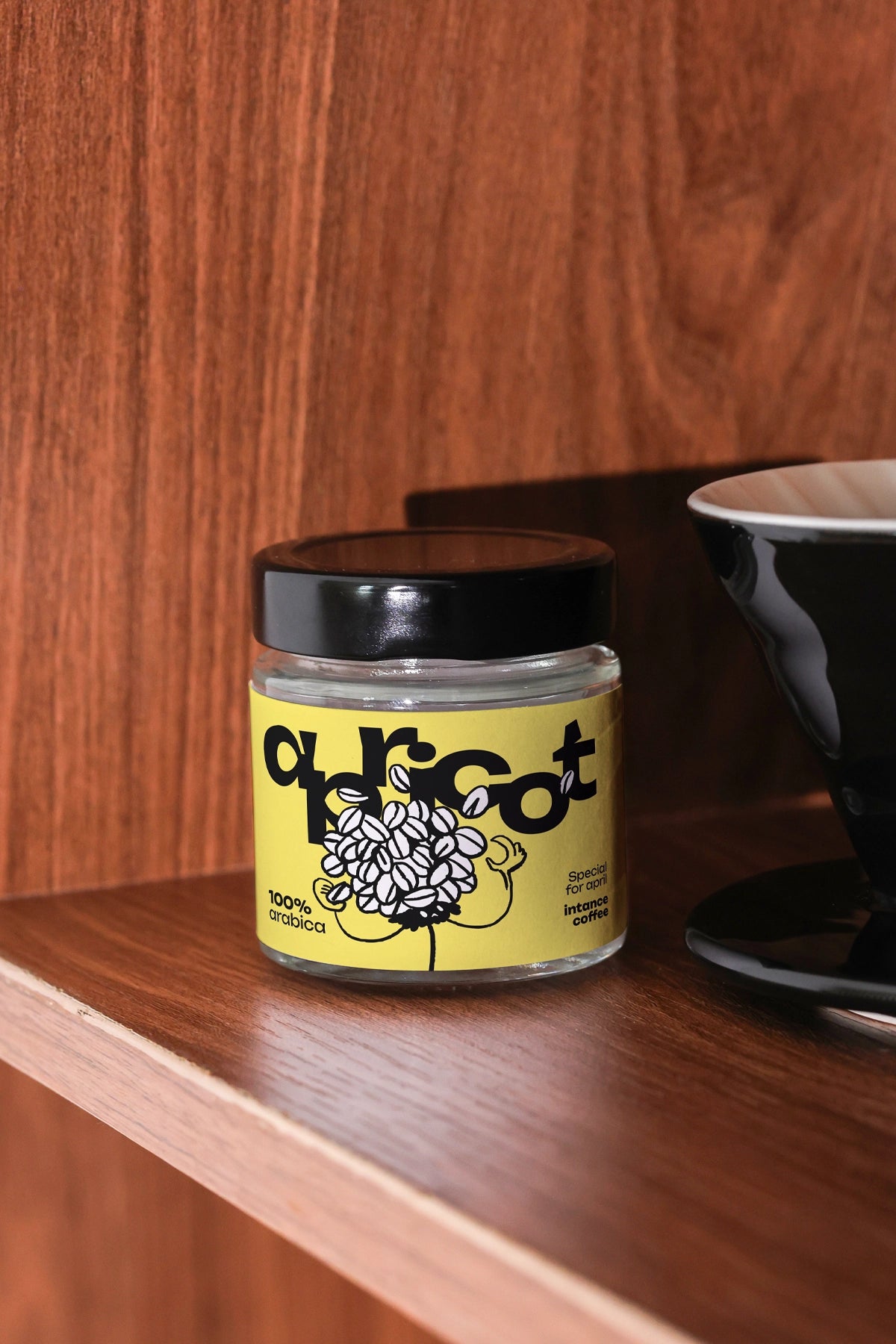 jar label mockup with clean modern composition
