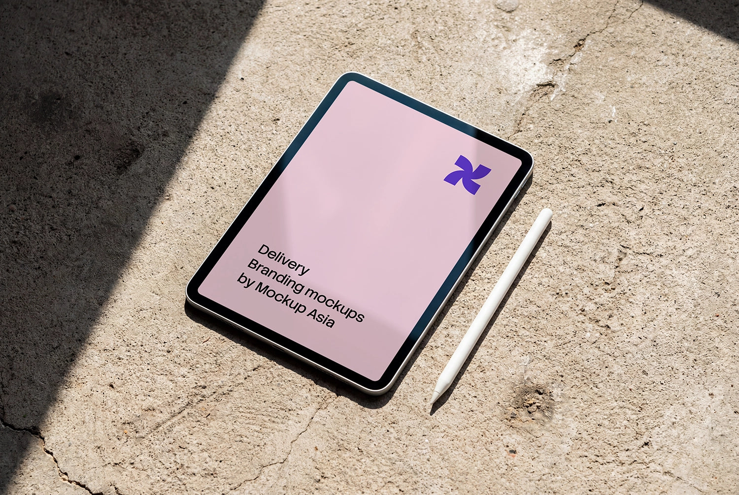 Realistic iPad Pro 11-inch PSD mockup with editable screen