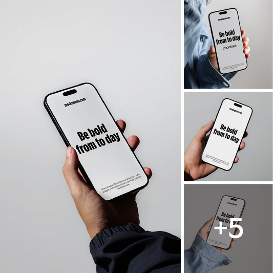 Iphone mockup bundle Late 2025