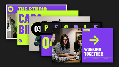 Bold Agency Credentials template – chapters