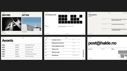 Swiss Style Architecture Portfolio template – reuse and close