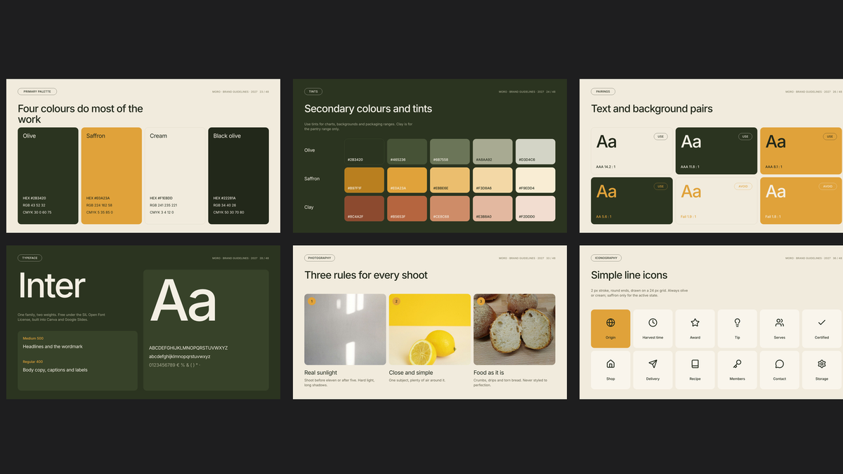 Brand Guidelines Vol 2 — colour type imagery