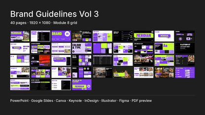 Bold Brand Guidelines template – what's inside: all 40 pages and file formats