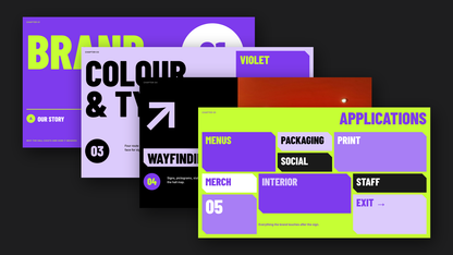 Bold Brand Guidelines template – chapters
