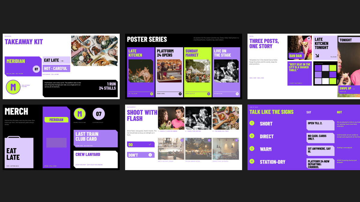 Bold Brand Guidelines template – applications and voice