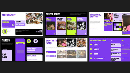 Bold Brand Guidelines template – applications and voice