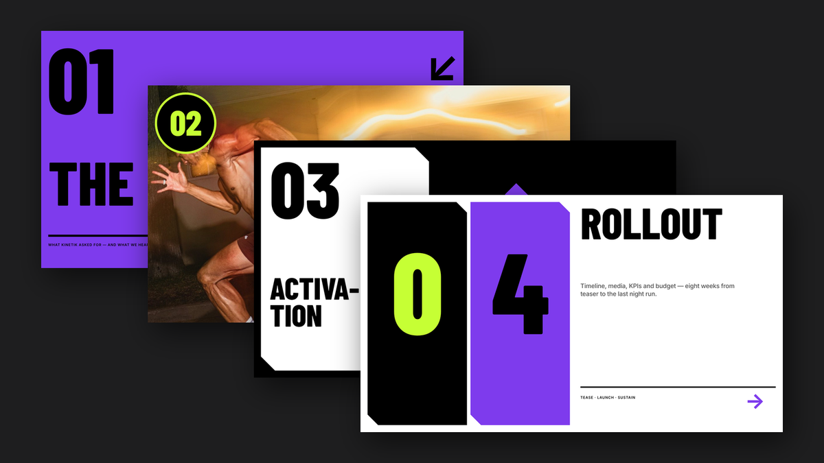 Bold Campaign Concept template – chapters