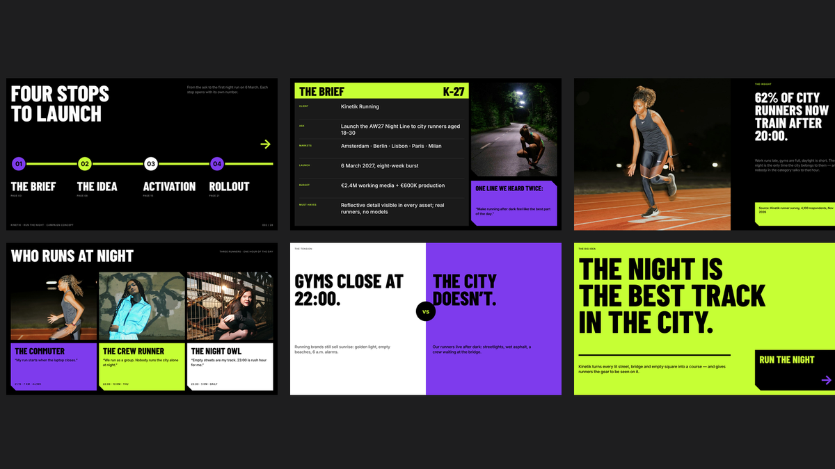 Bold Campaign Concept template – brief and insight
