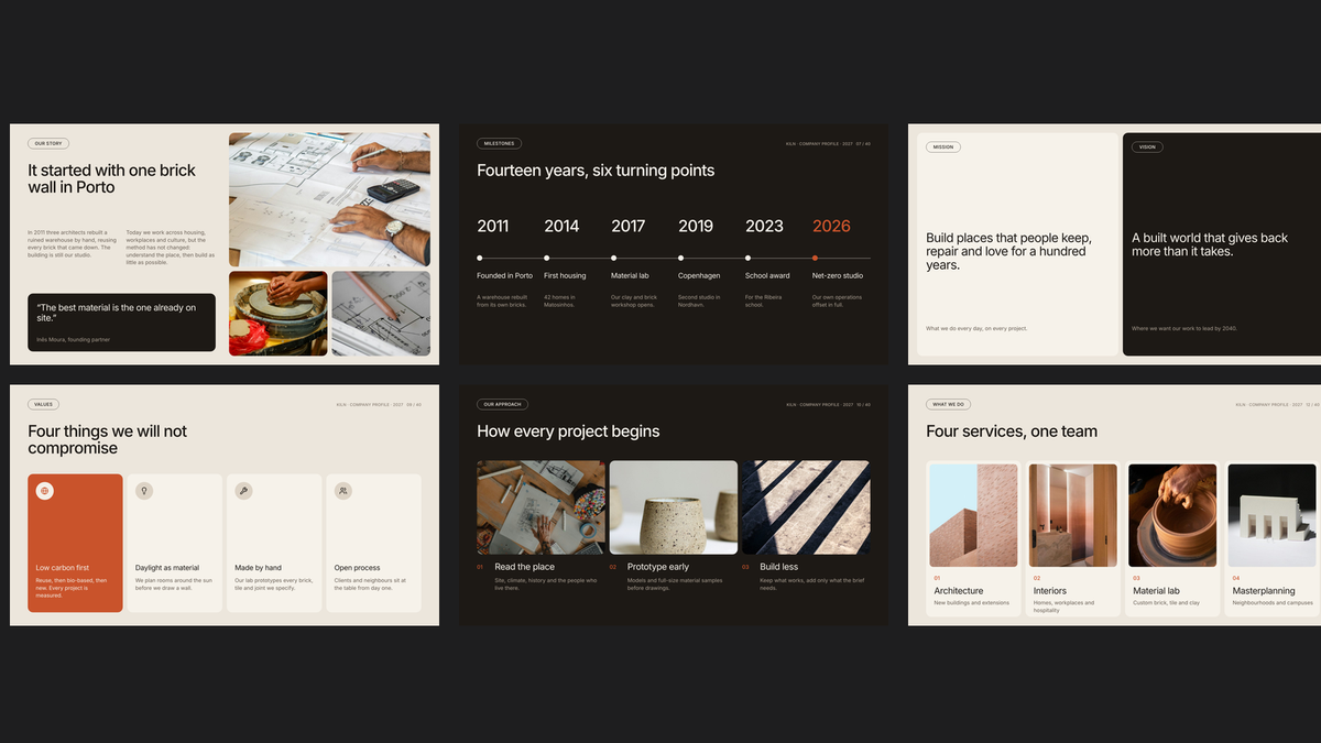 Company Profile Vol 2 — studio