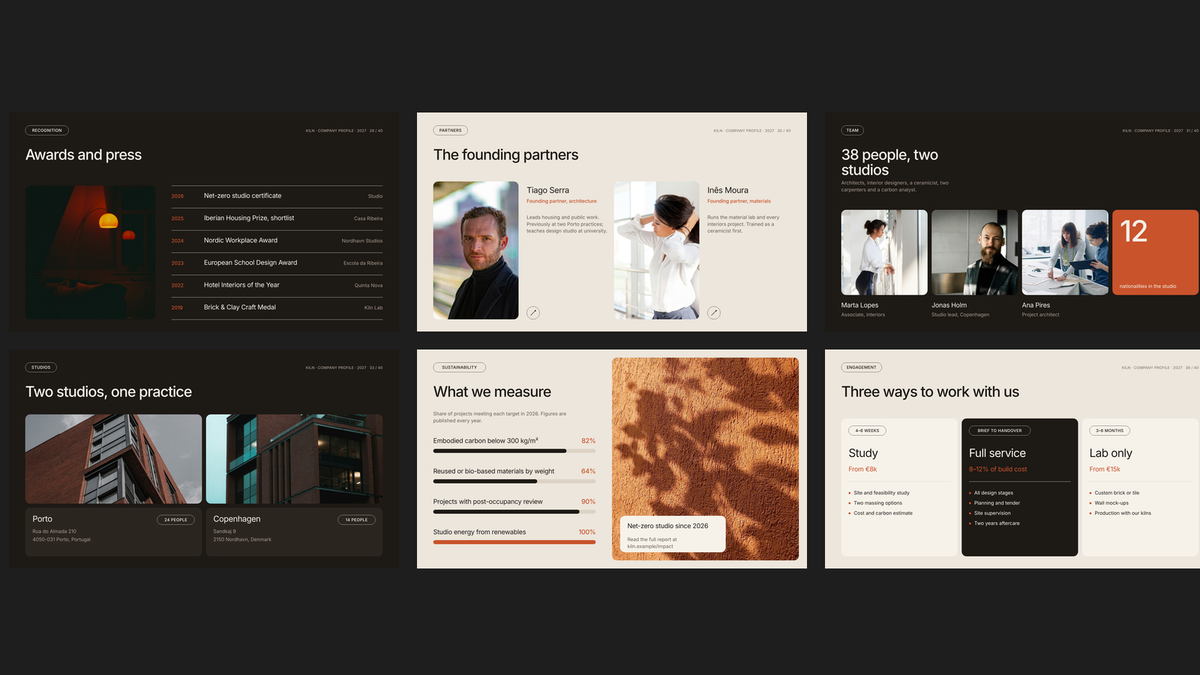 Company Profile Vol 2 — people working