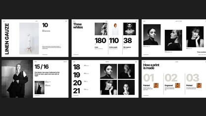 Swiss Style Lookbook template – stories