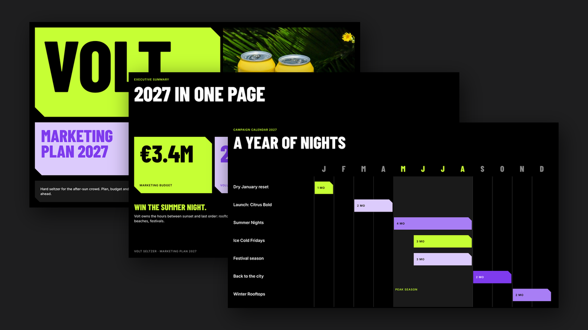 Marketing Plan Vol 3 — cover