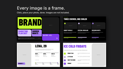 Marketing Plan Vol 3 — frames