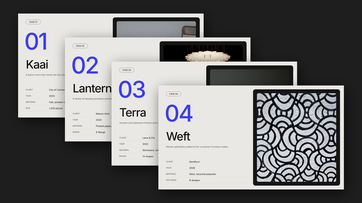 Portfolio Vol 2 — chapters