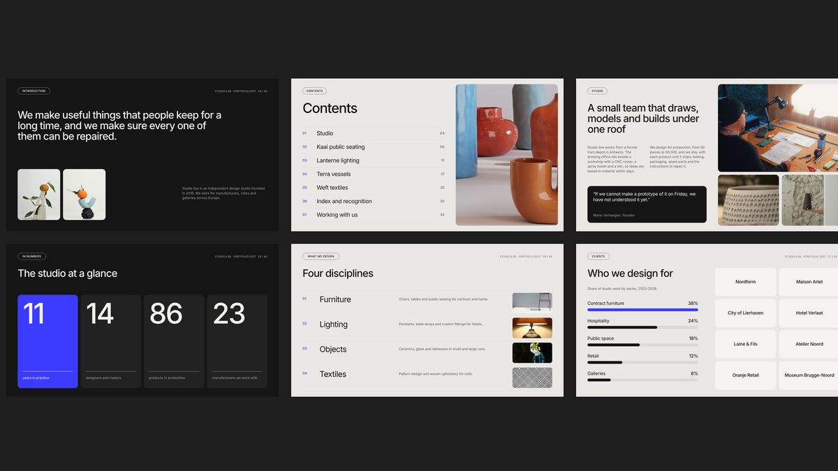 Portfolio Vol 2 — studio