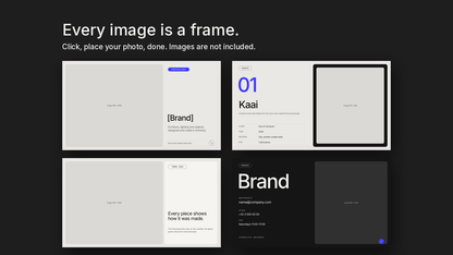 Portfolio Vol 2 — frames