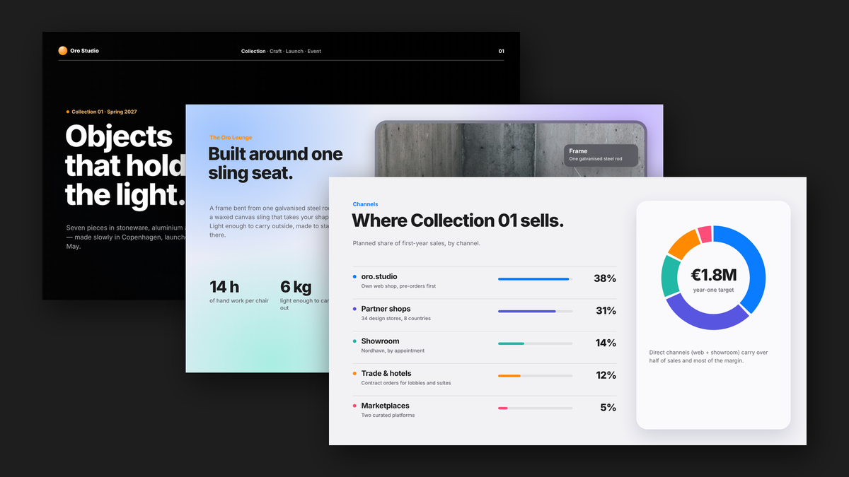 Glassmorphism Product Launch template for PowerPoint, Canva and Google Slides – cover