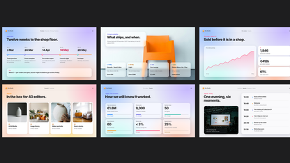 Glassmorphism Product Launch template – plan and launch event