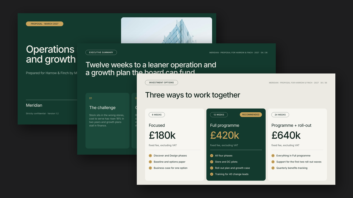 Service Proposal Vol 2 — cover