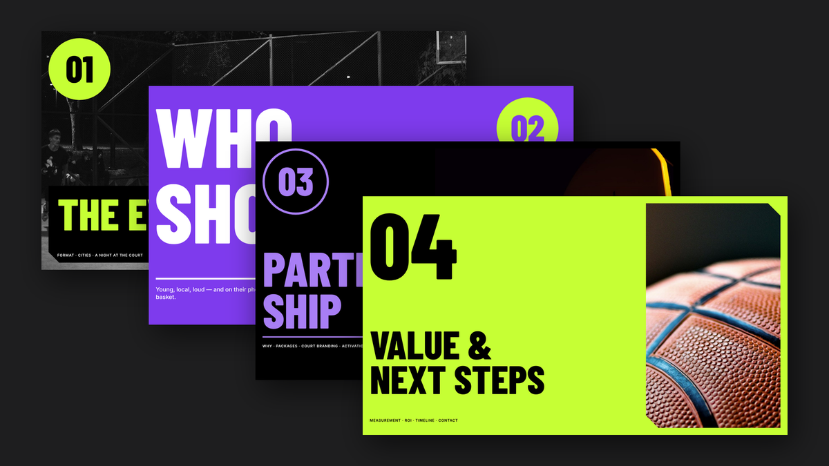 Bold Sponsorship Proposal template – chapters