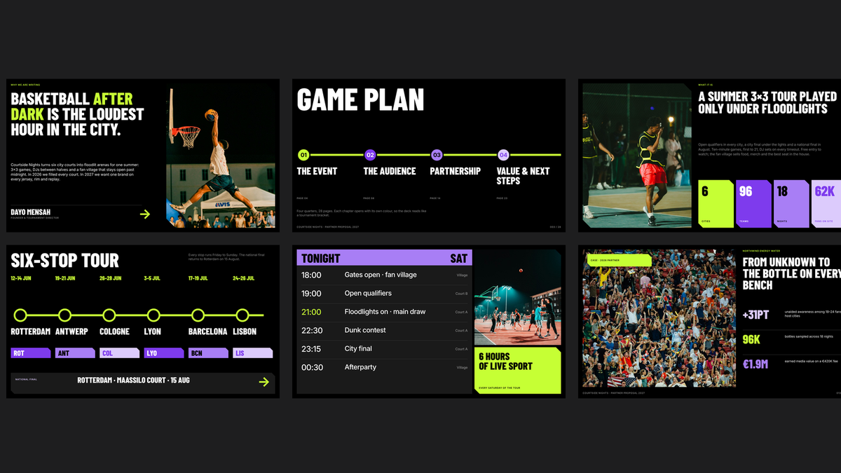 Bold Sponsorship Proposal template – the event
