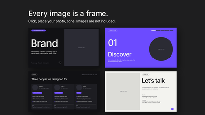 UX/UI Case Study Vol 2 — frames