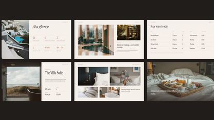 Luxury Hotel & Hospitality template – rooms