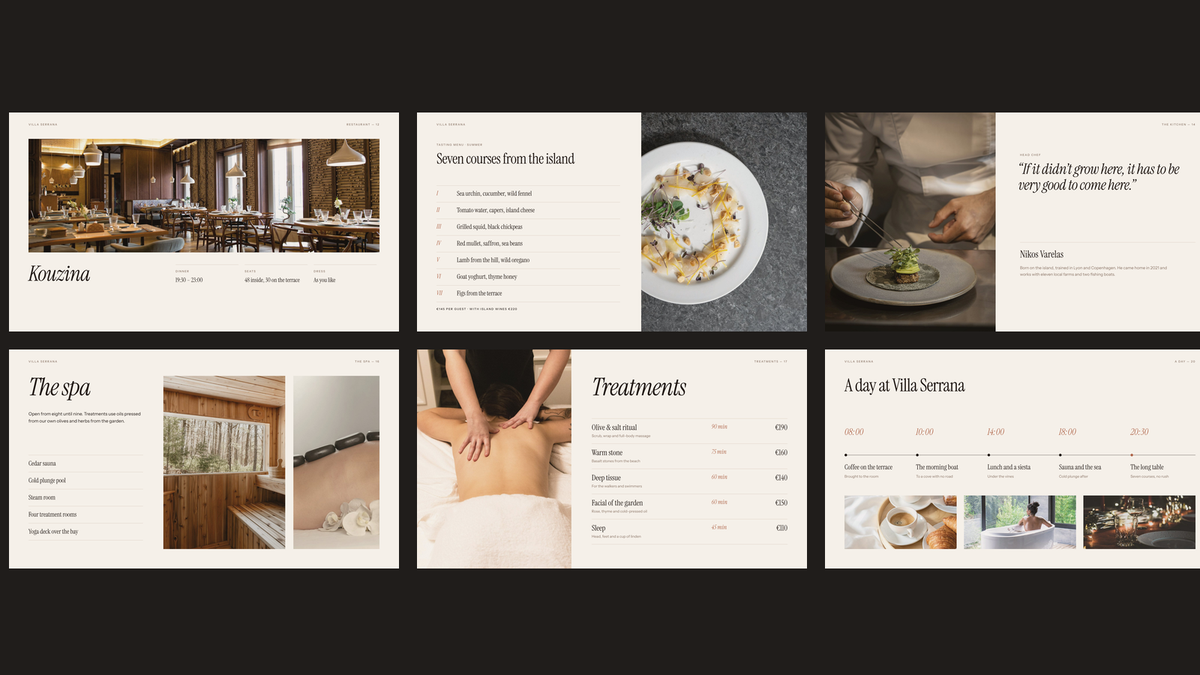 Luxury Hotel & Hospitality template – dining and wellbeing