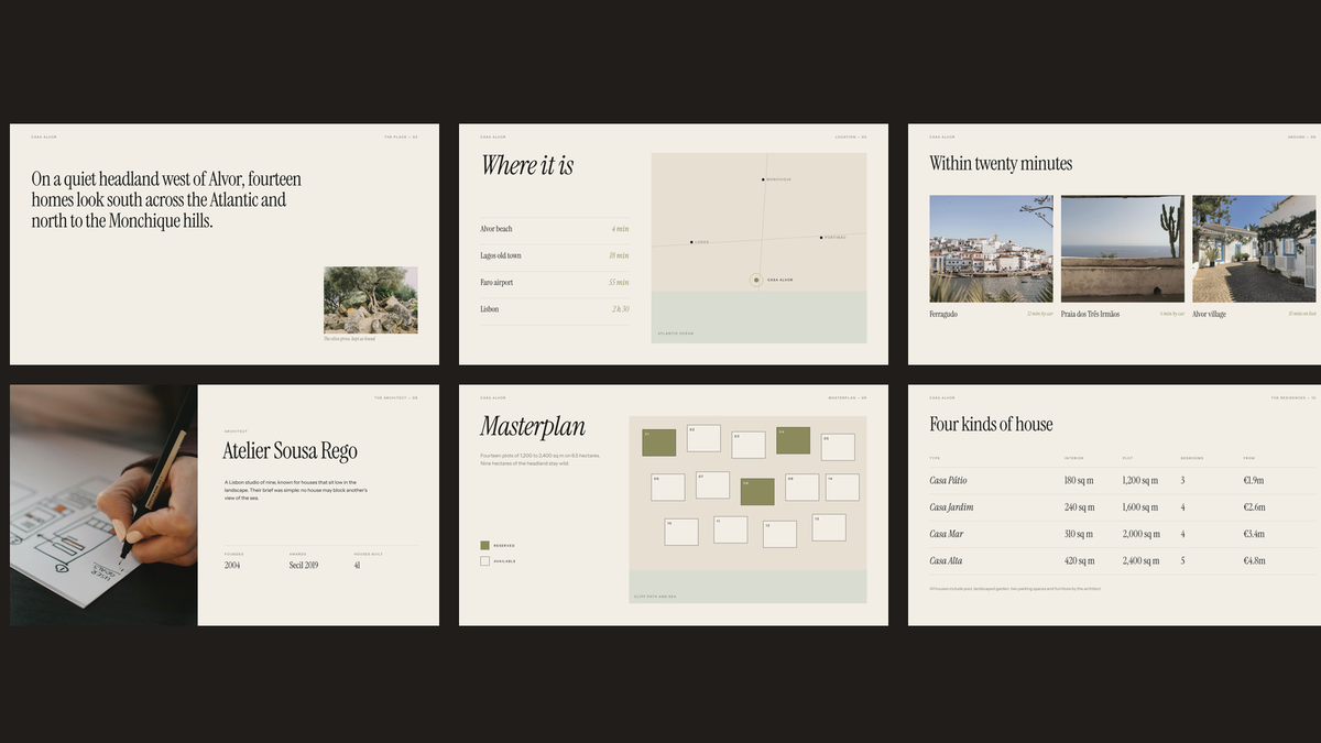 Luxury Real Estate Brochure template – the place