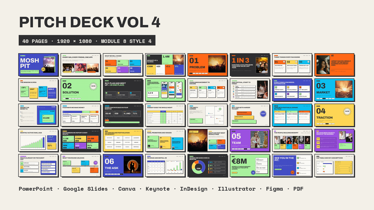 Pitch Deck Vol 4 — what is inside