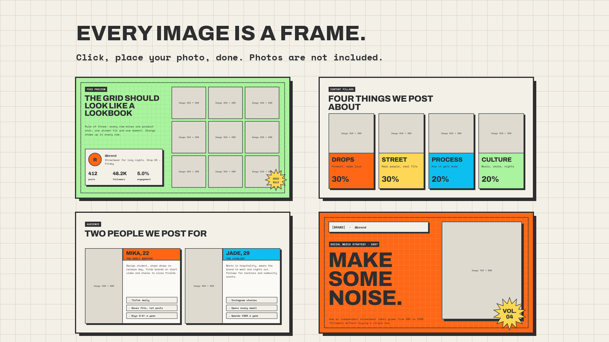 Social Media Strategy Vol 4 — frames