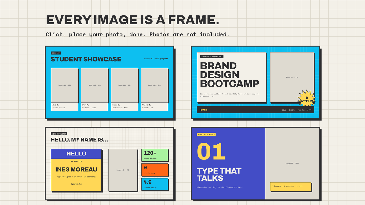 Workshop & Course Vol 4 — frames
