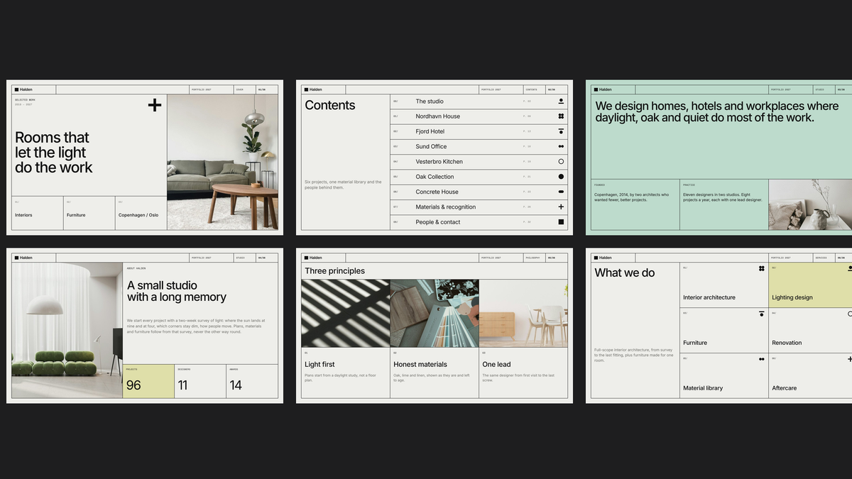 Minimal Portfolio template – studio