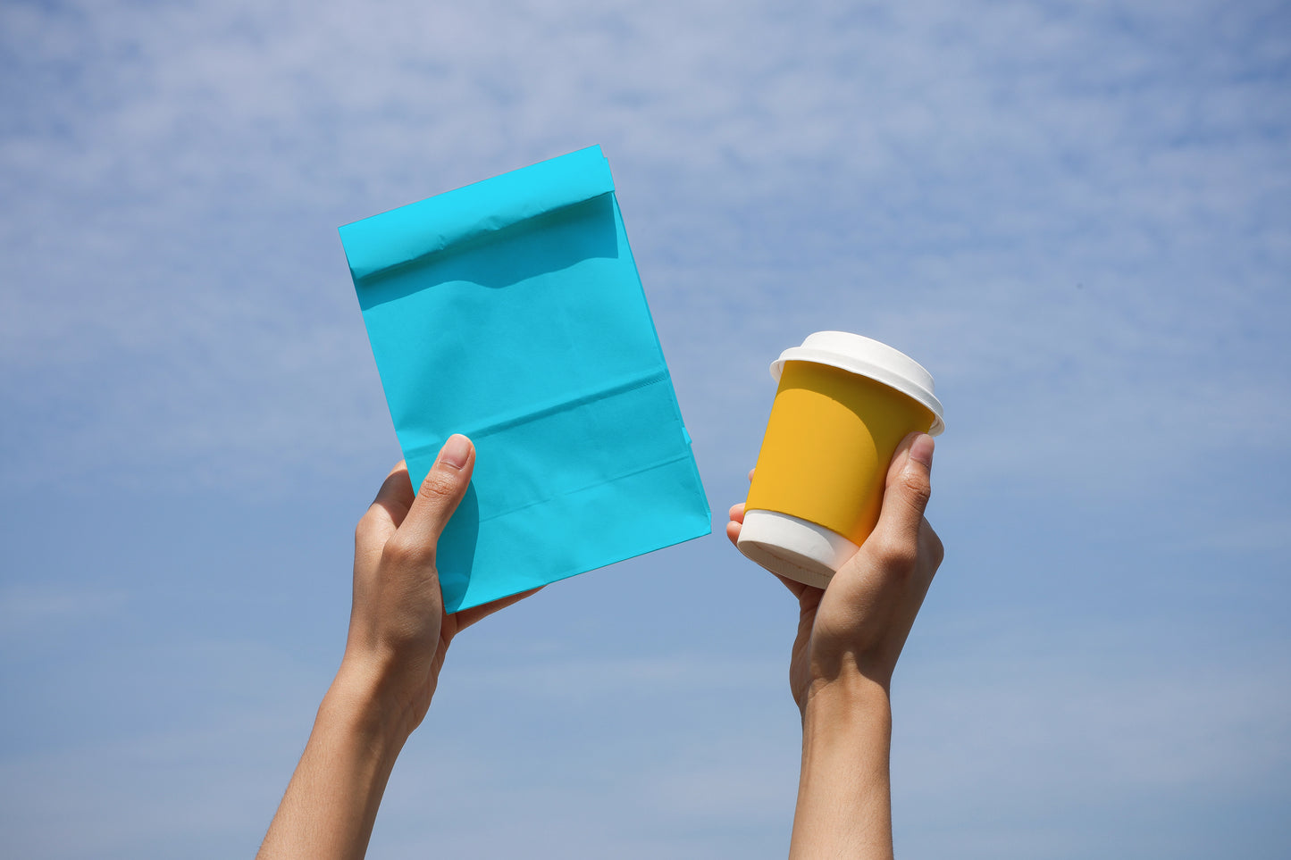 Paper bag & cup Mockup BC03