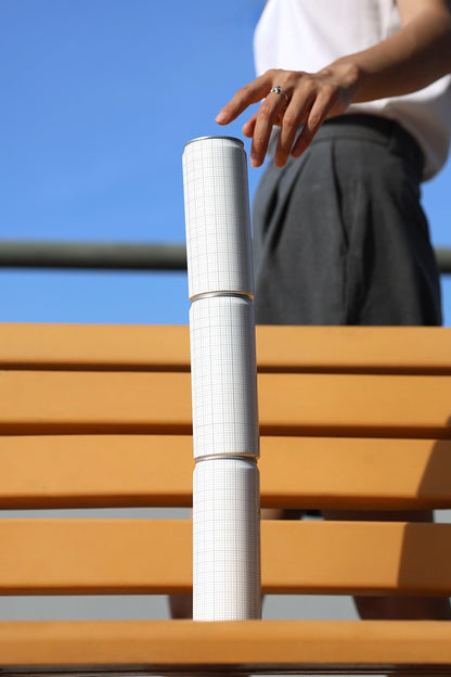 energy drink can mockup vertical stack alignment scene