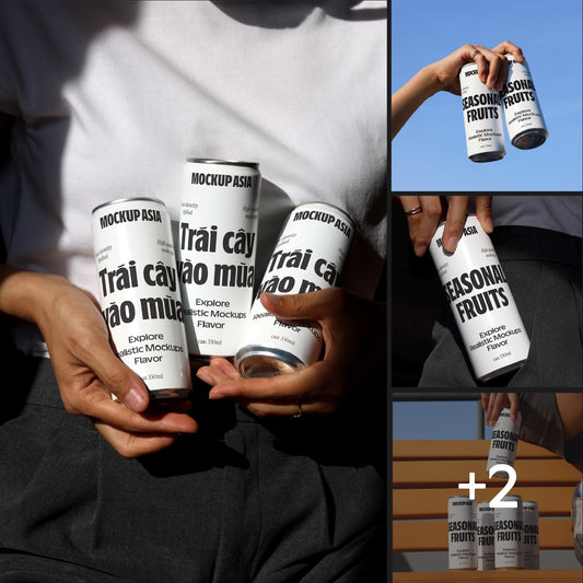 Soda Can Mockup Bundle